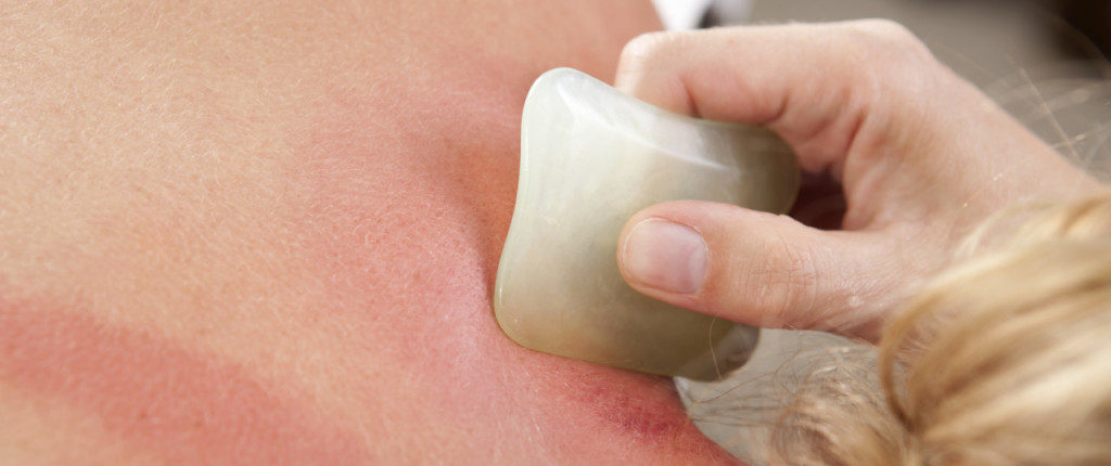 Redness During Gua Sha